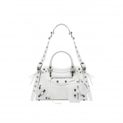 BALENCIAGA NEO CAGOLE CITY IN WHITE 736046210B09104 (33*21*13.5cm)